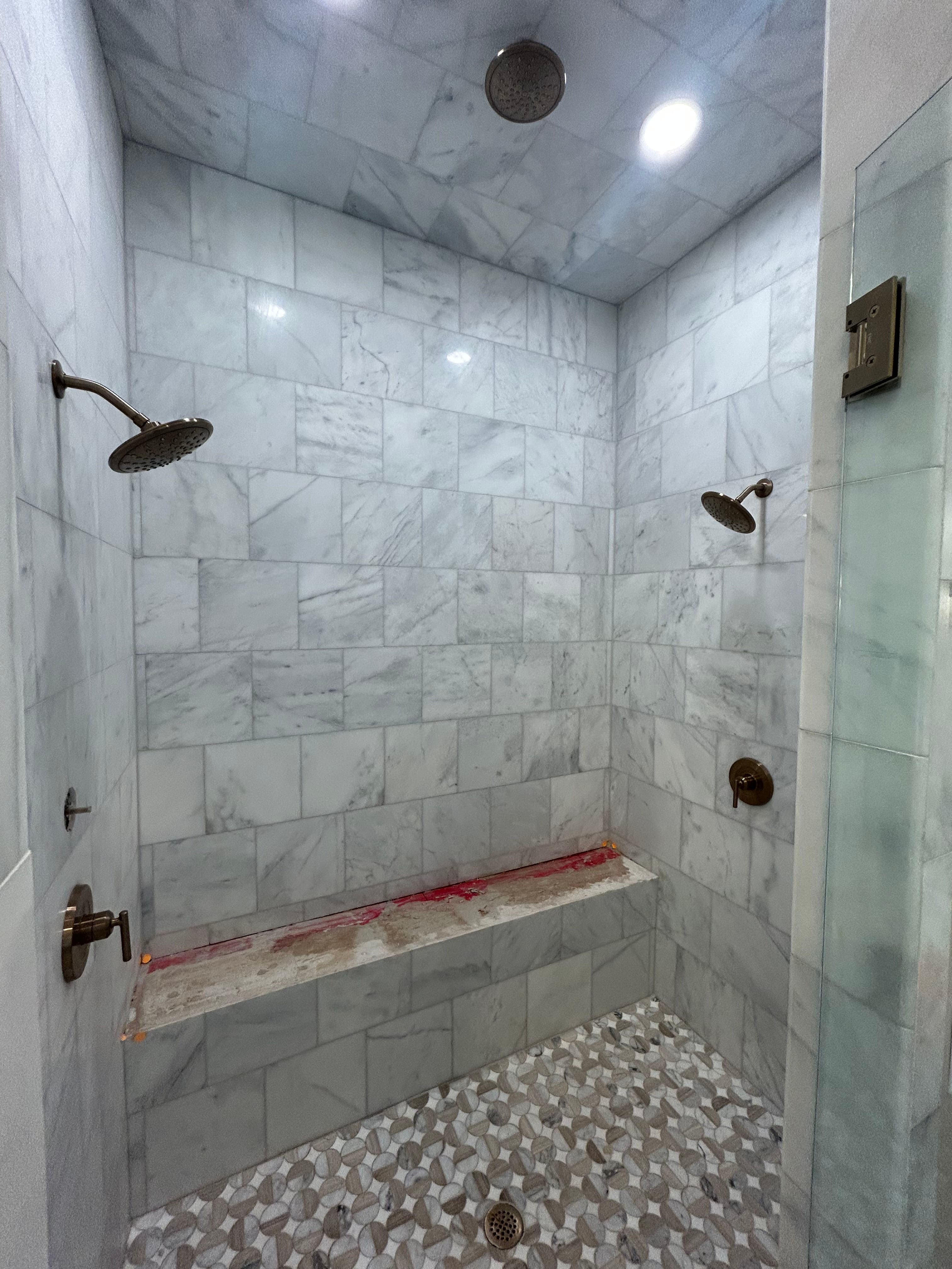 Project Shower Valve Trim and Rain Head Install in The Reserve Lubbock image