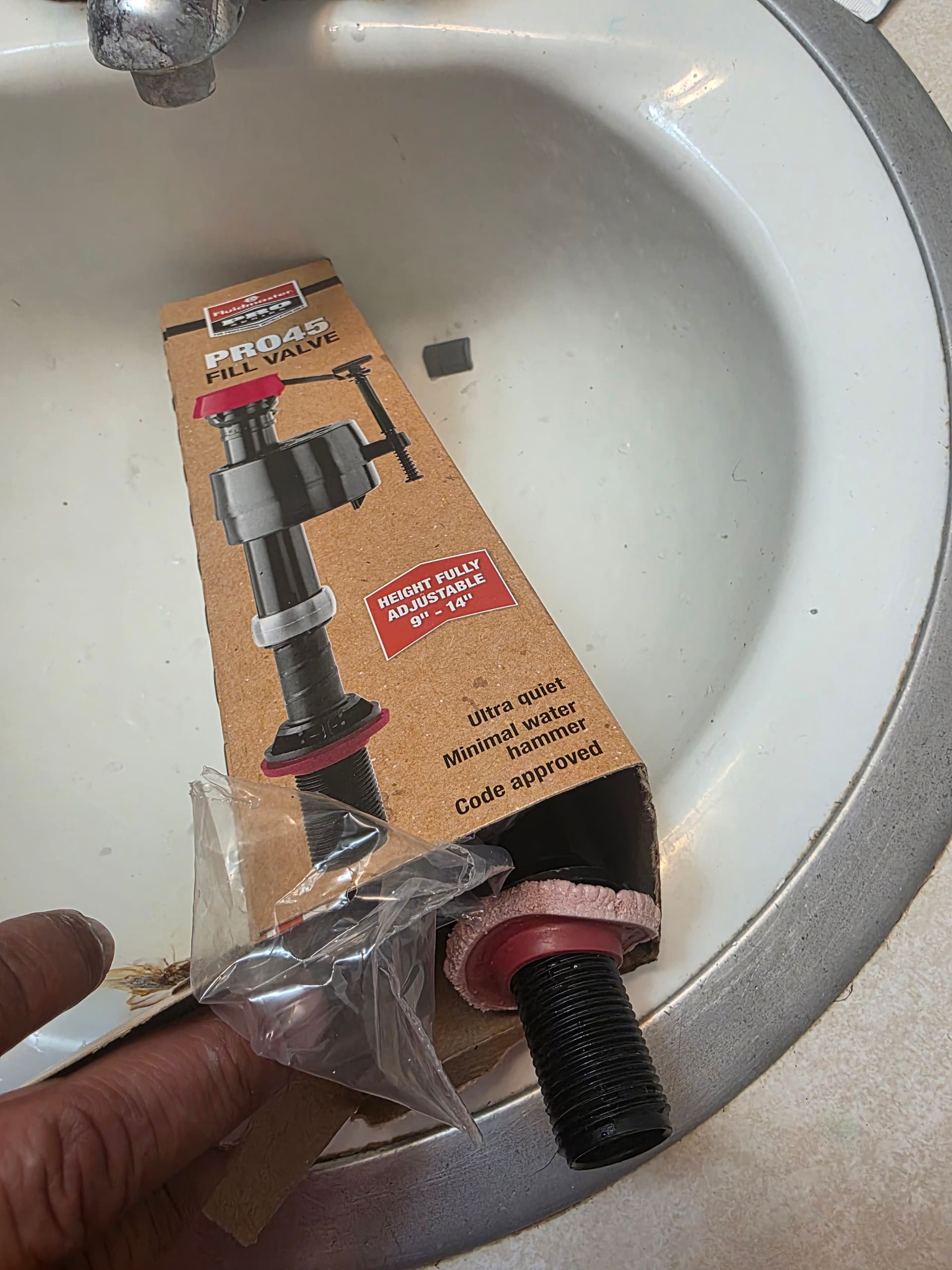 Faulty Fill Valve Swap Fixes a Running Guest Restroom Toilet image