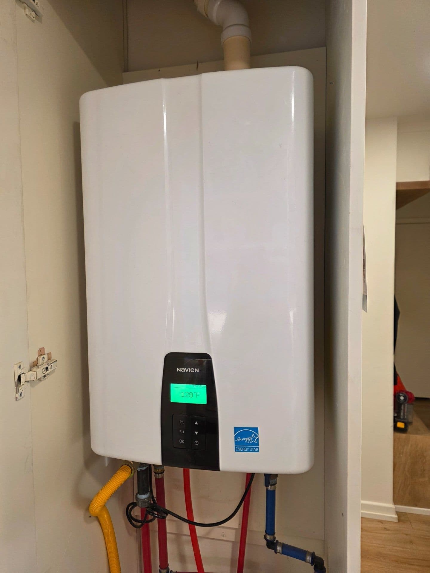 Navien Tankless Water Heater Installation in Rushland Park Lubbock image