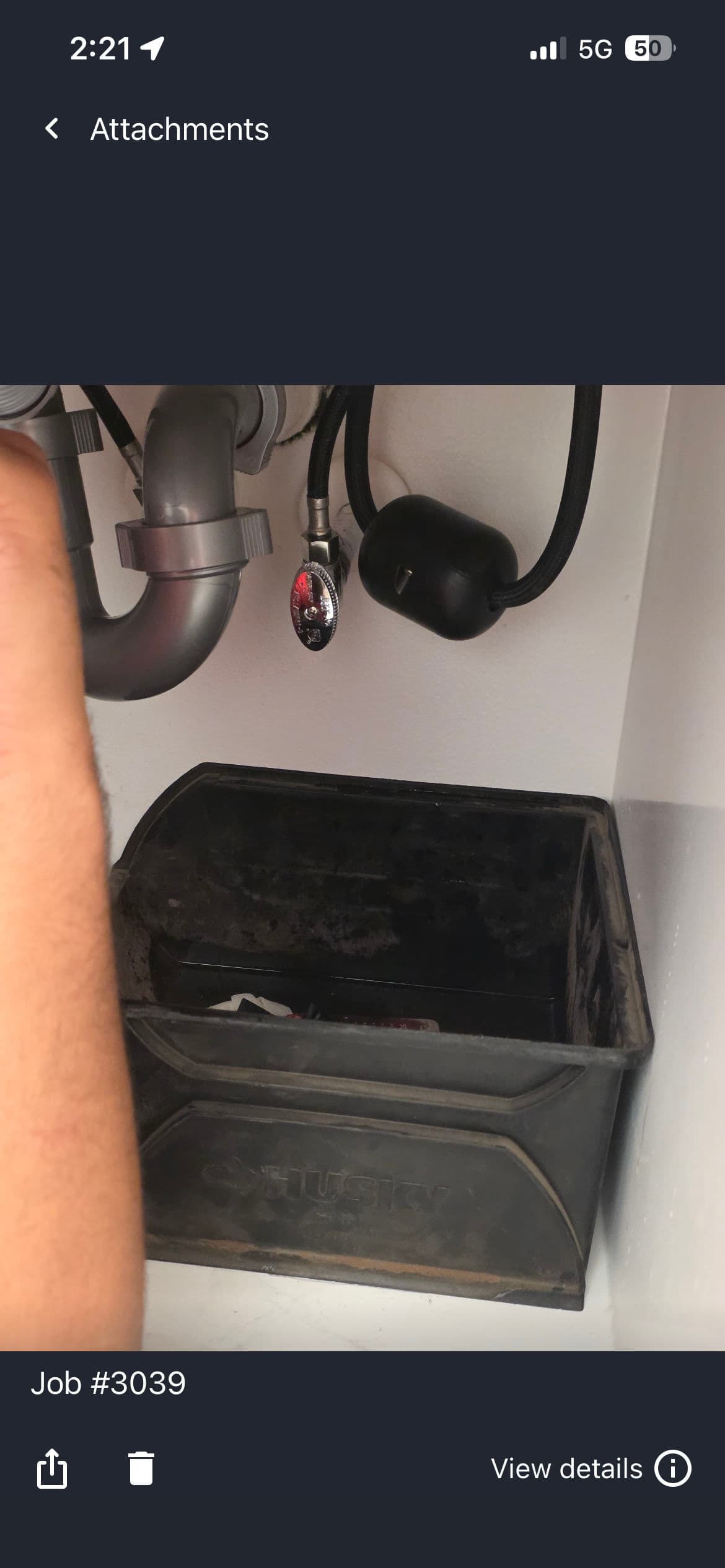 Gallery photos for Guest Bathroom Angle Stop Replacement Done Right: Image #1