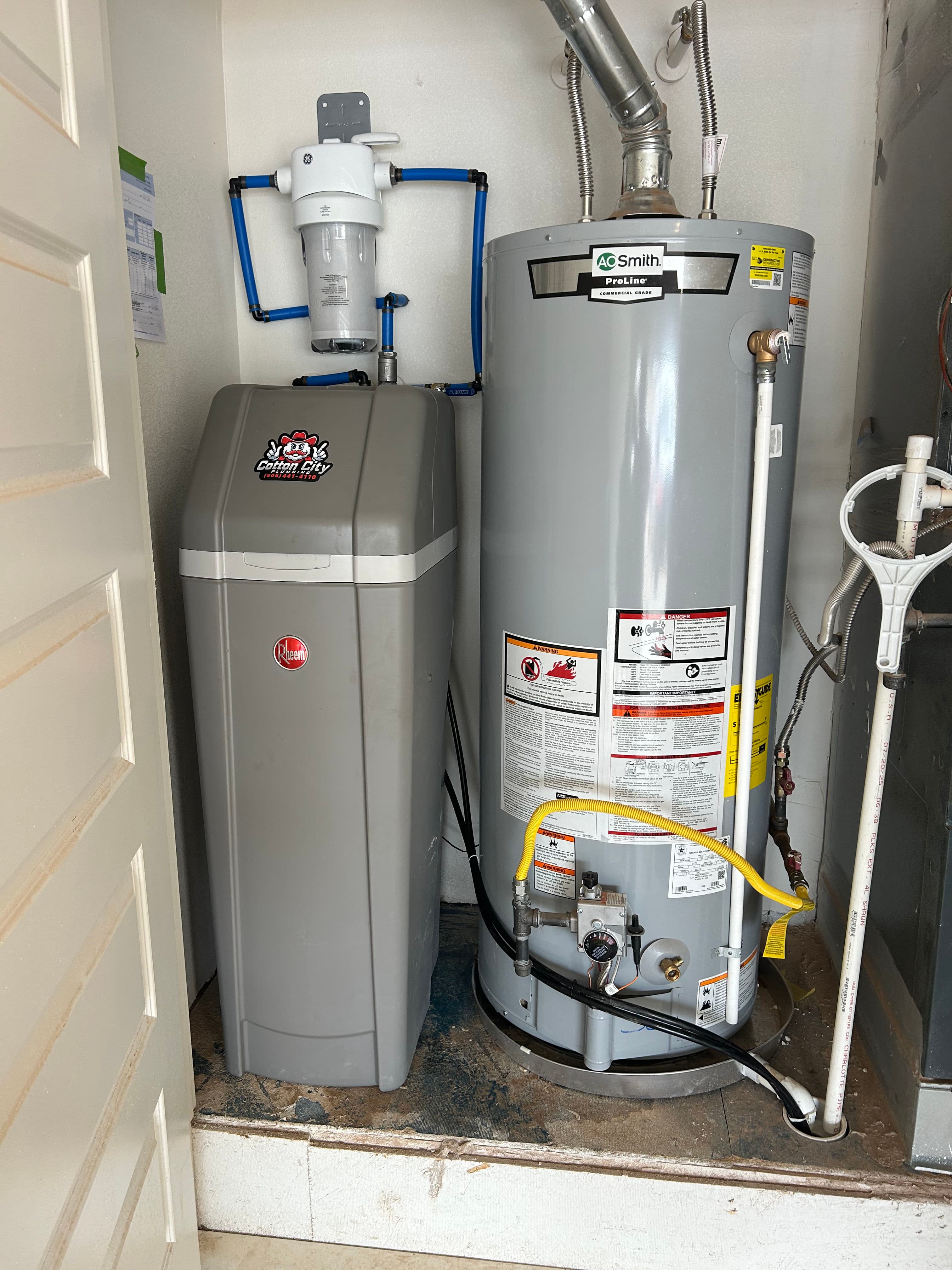 Project Rheem Water Softener Install in Westmont Lubbock image