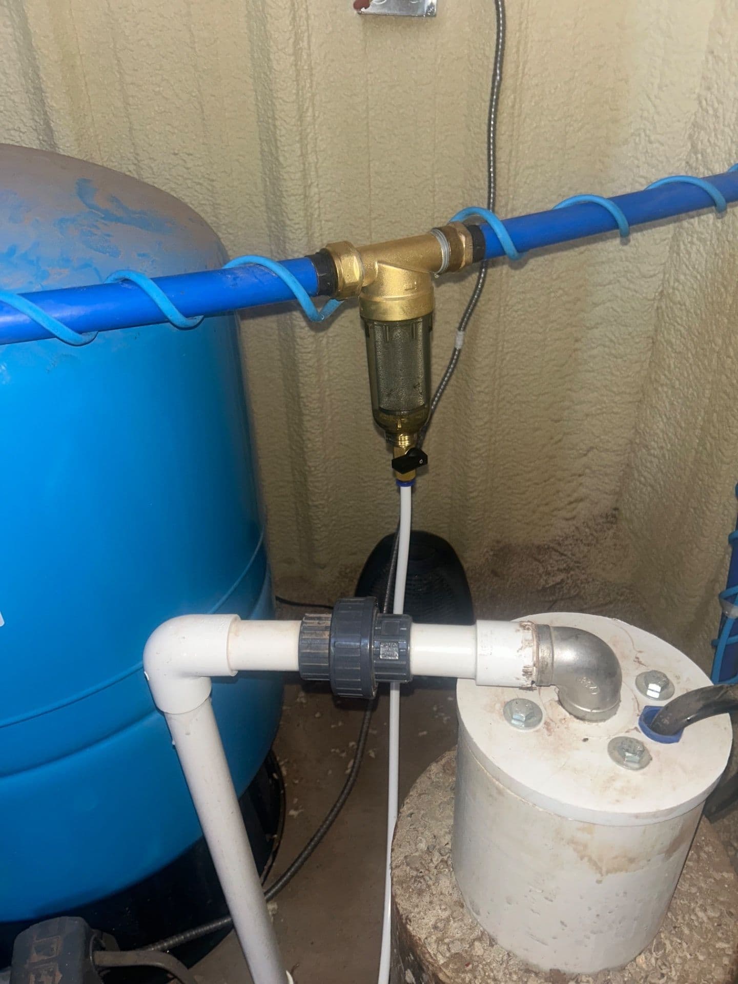 Sand Filter Installation Keeps Grit Out in Highway 87 Acres image