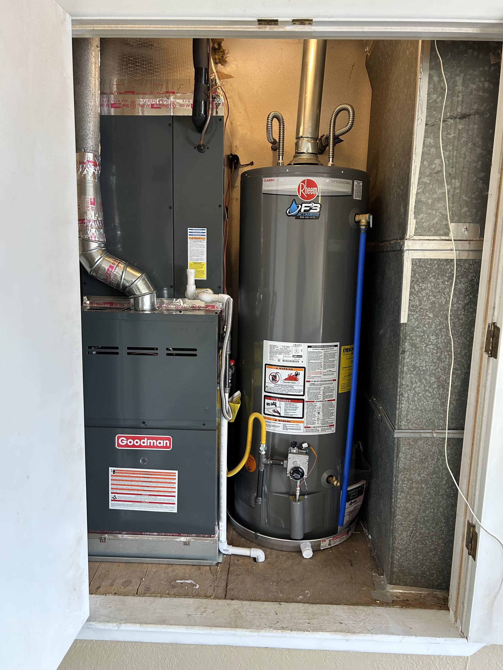 50-Gallon Rheem Natural Gas Water Heater Replacement Done Right image