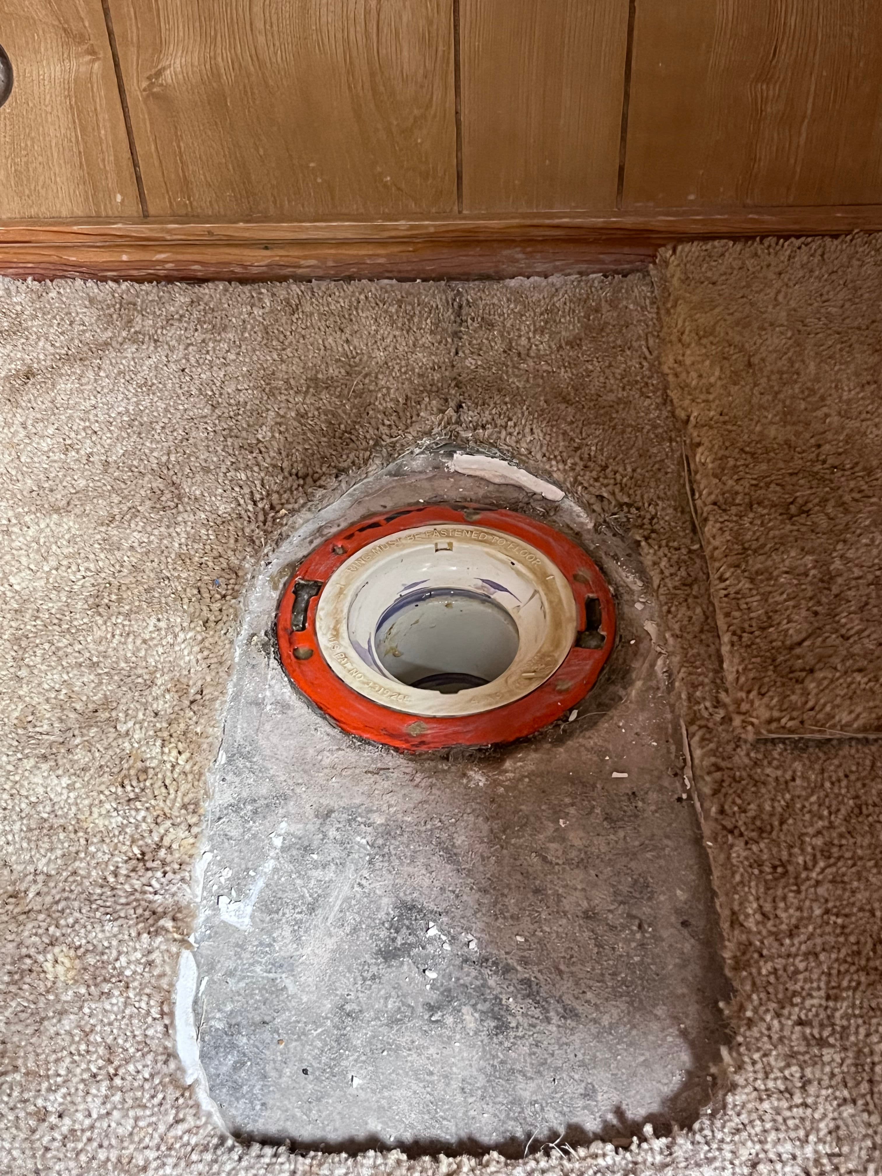 Project Old Toilet Out, New Elongated High-Rise Model Installed image