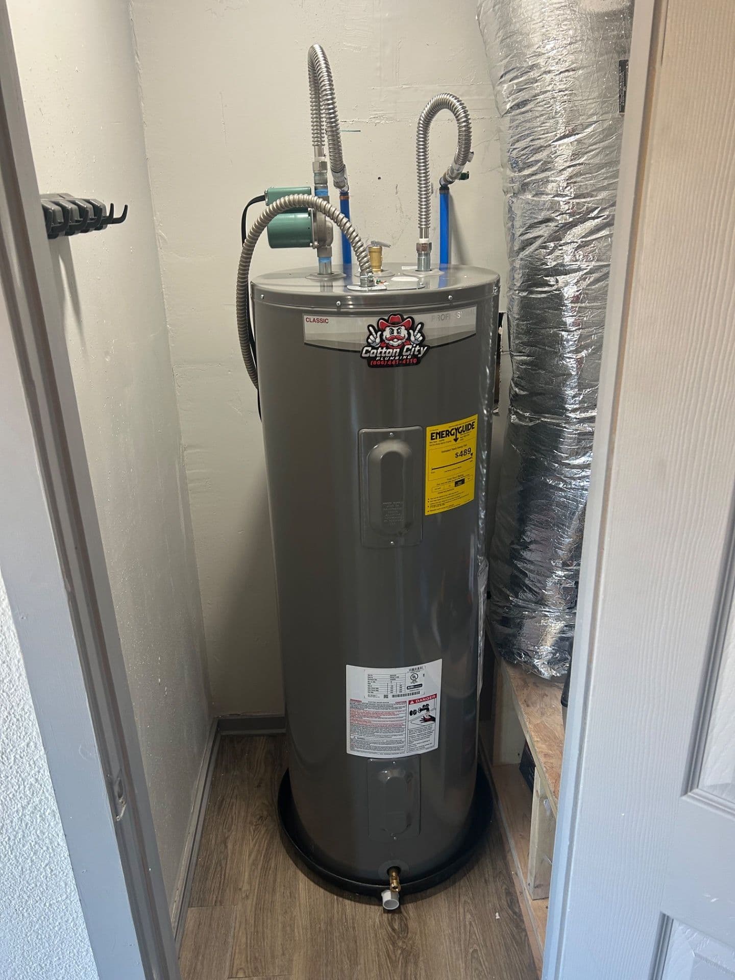 Rheem 50-Gallon Electric Water Heater Replacement in Lubbock image