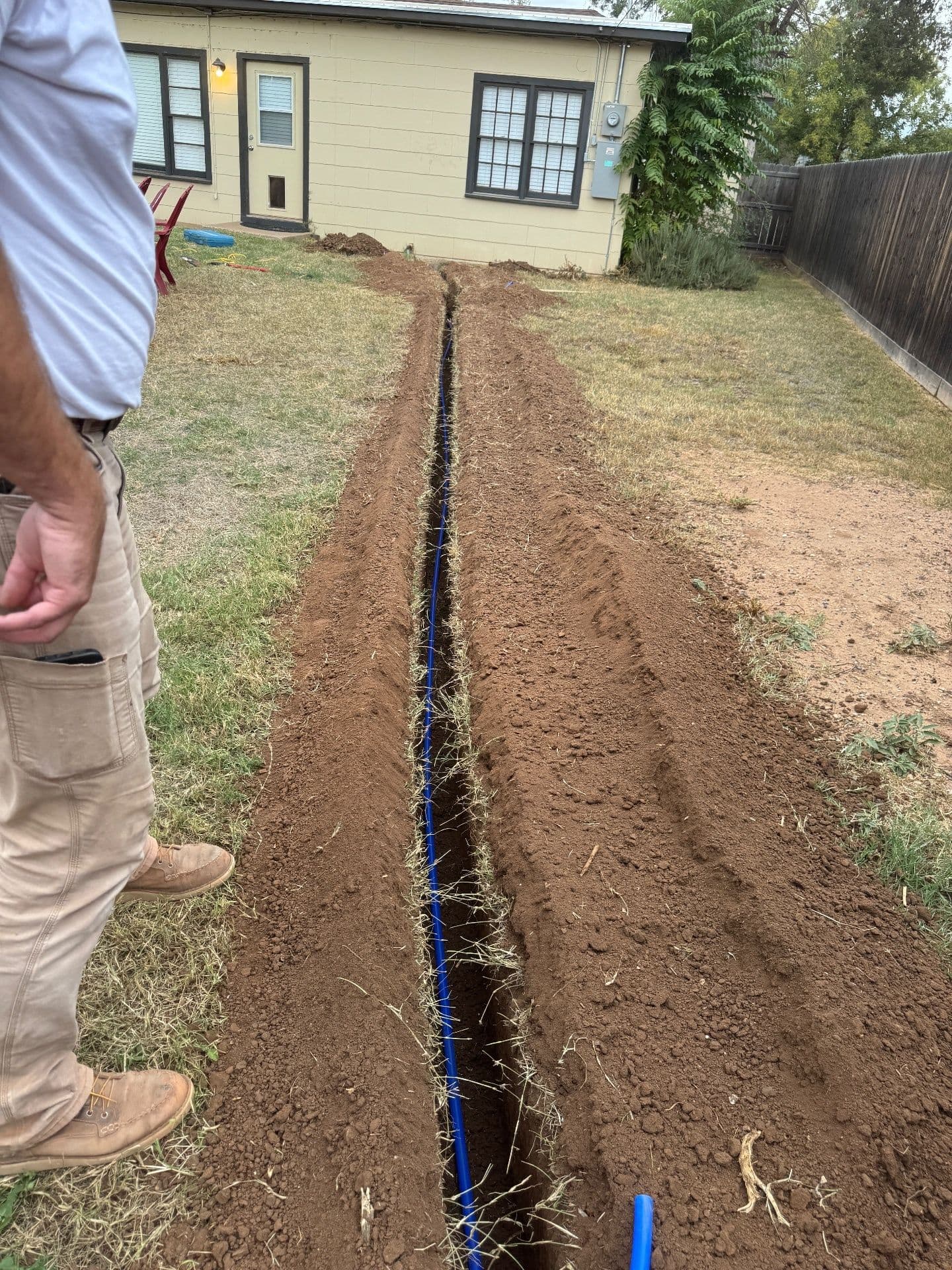 Yard Water Line Replacement Done Right image