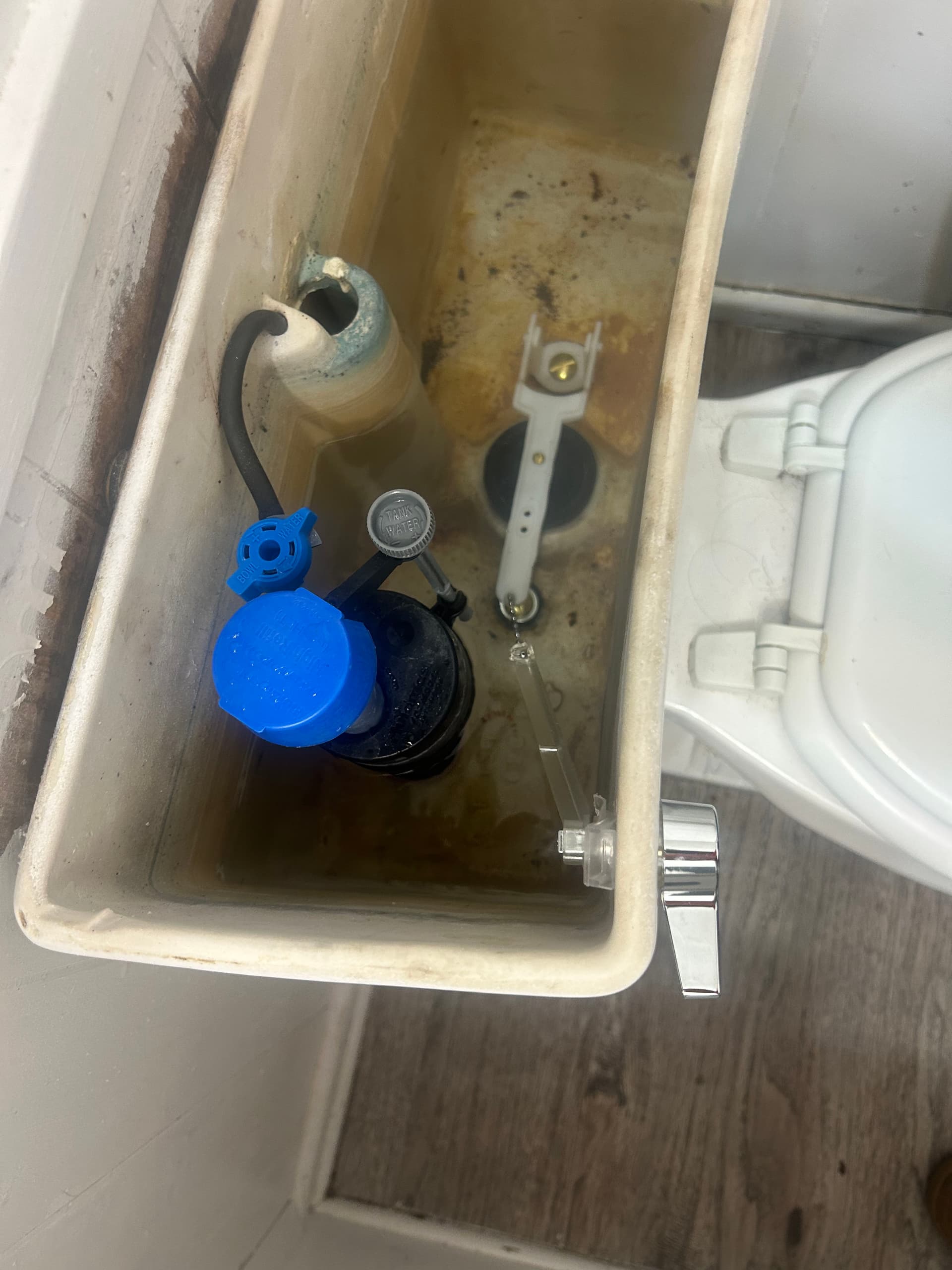 Toilet Tank Rebuild in Lubbock TX Stops Leaks for Good image