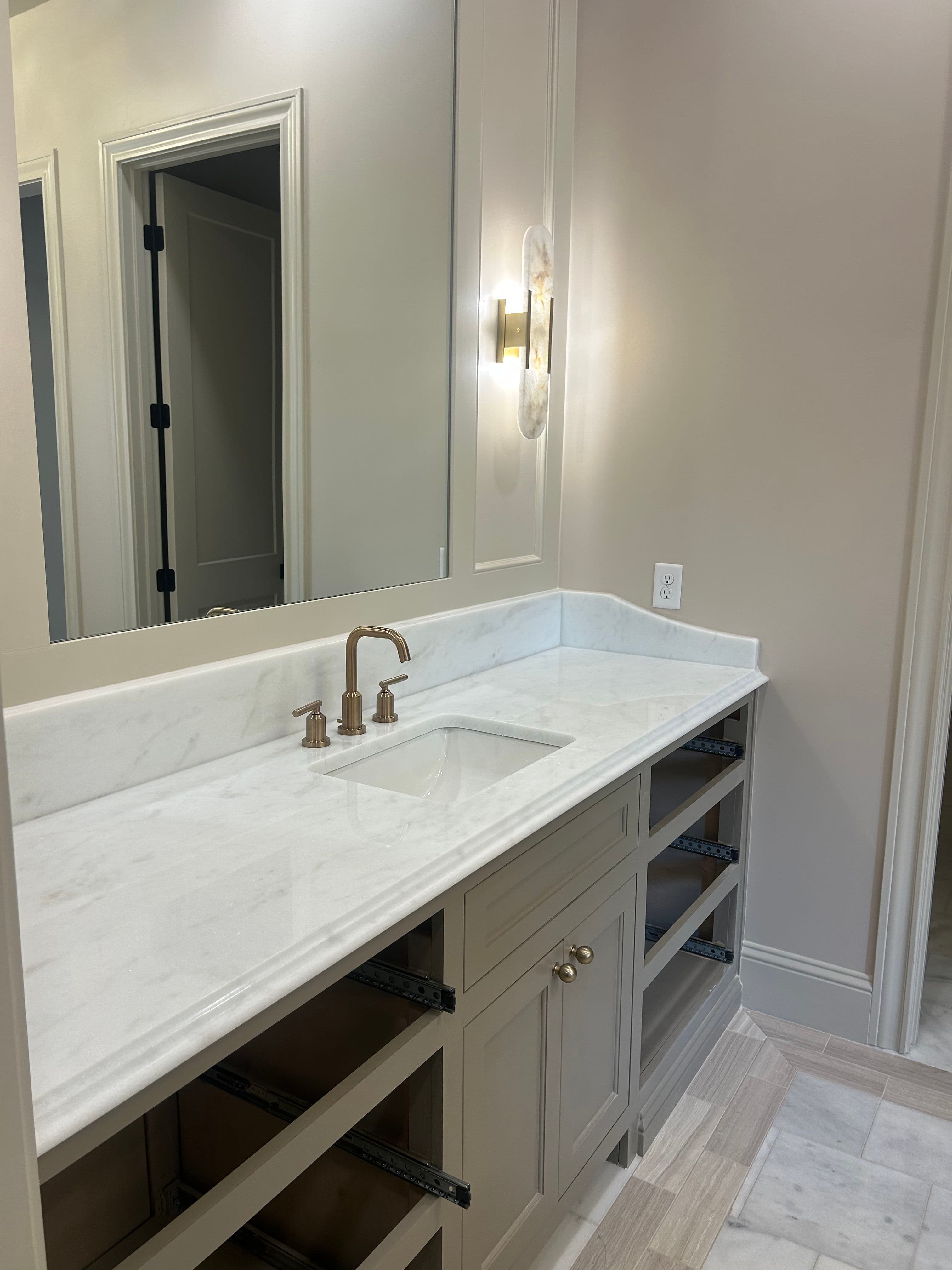 Project Bathroom Lavatory Faucet Installation in The Reserve Lubbock image