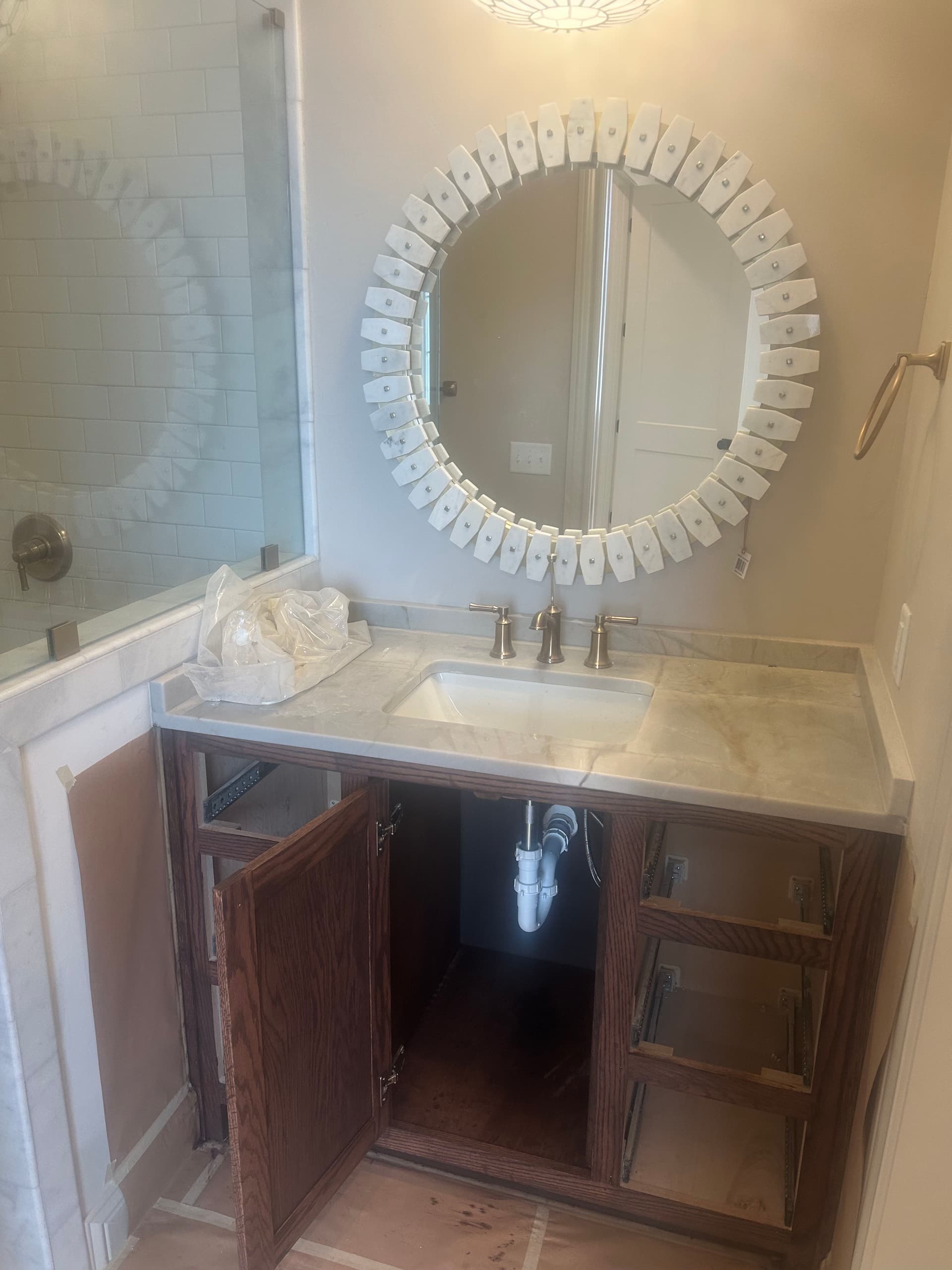 Lavatory Faucet Installation for a Custom Home Build image