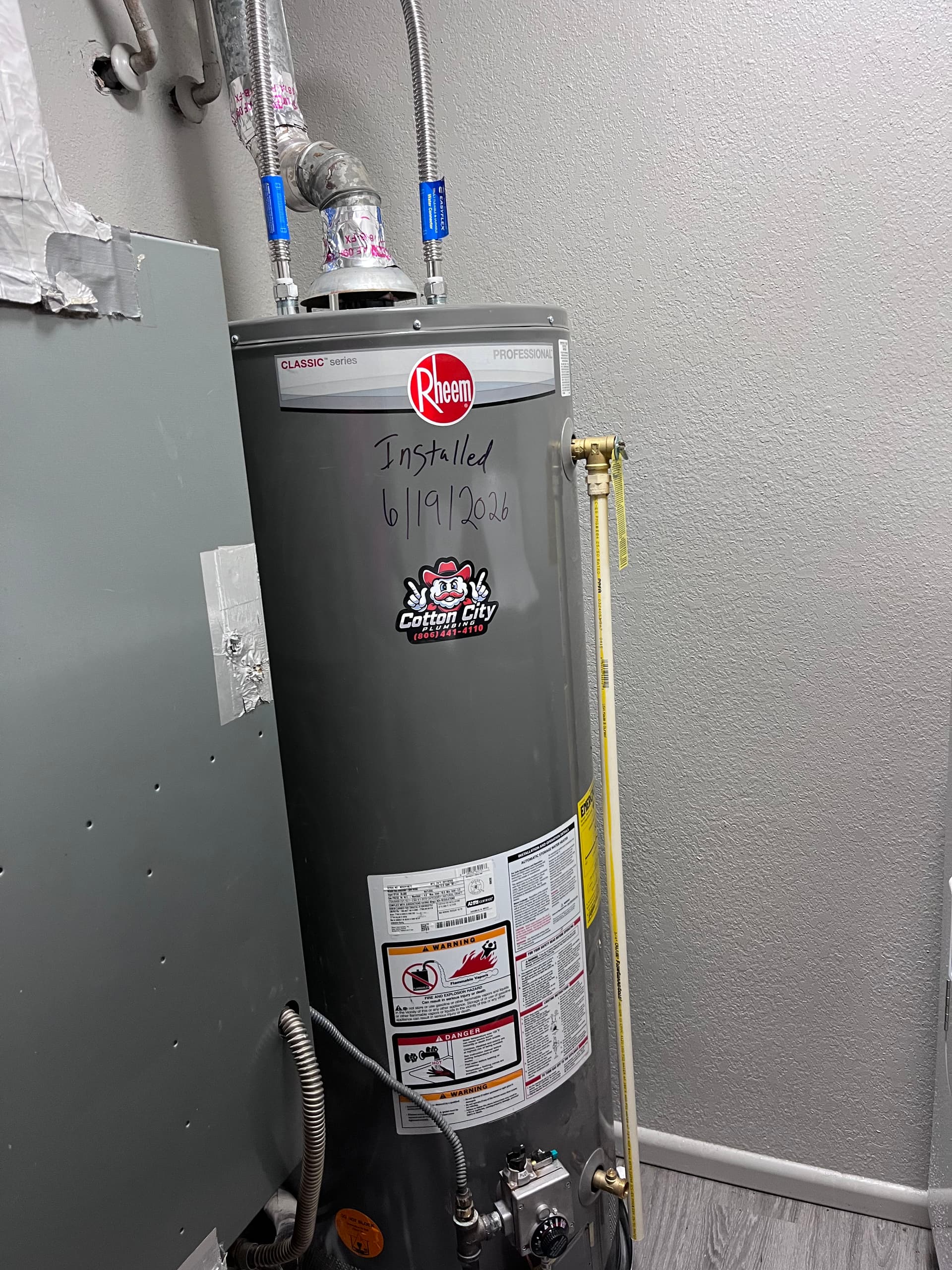 40-Gallon Rheem Water Heater Replacement Done Right image