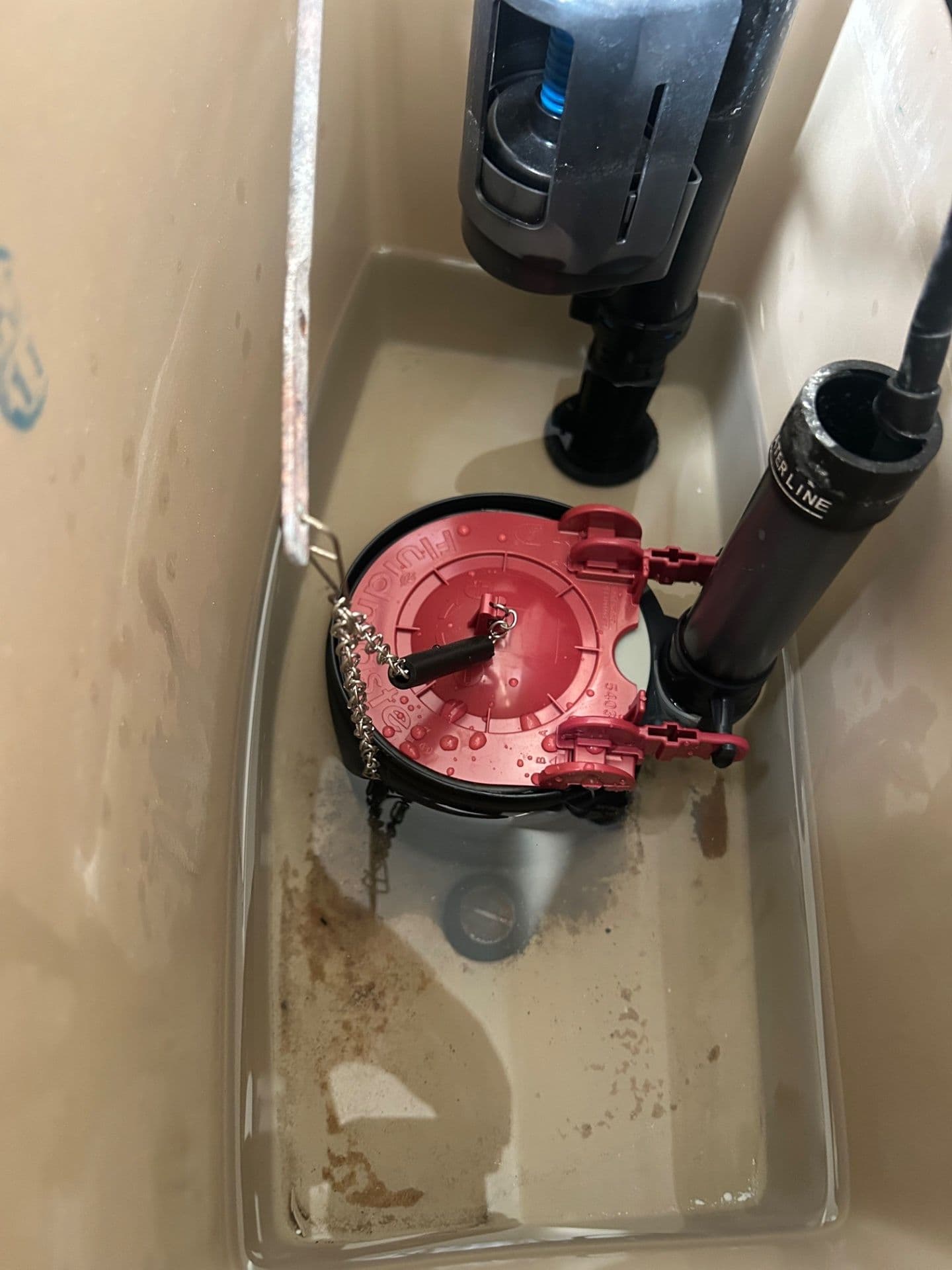 Toilet Flapper Replacement Stops a Running Toilet in Heart of Lubbock image
