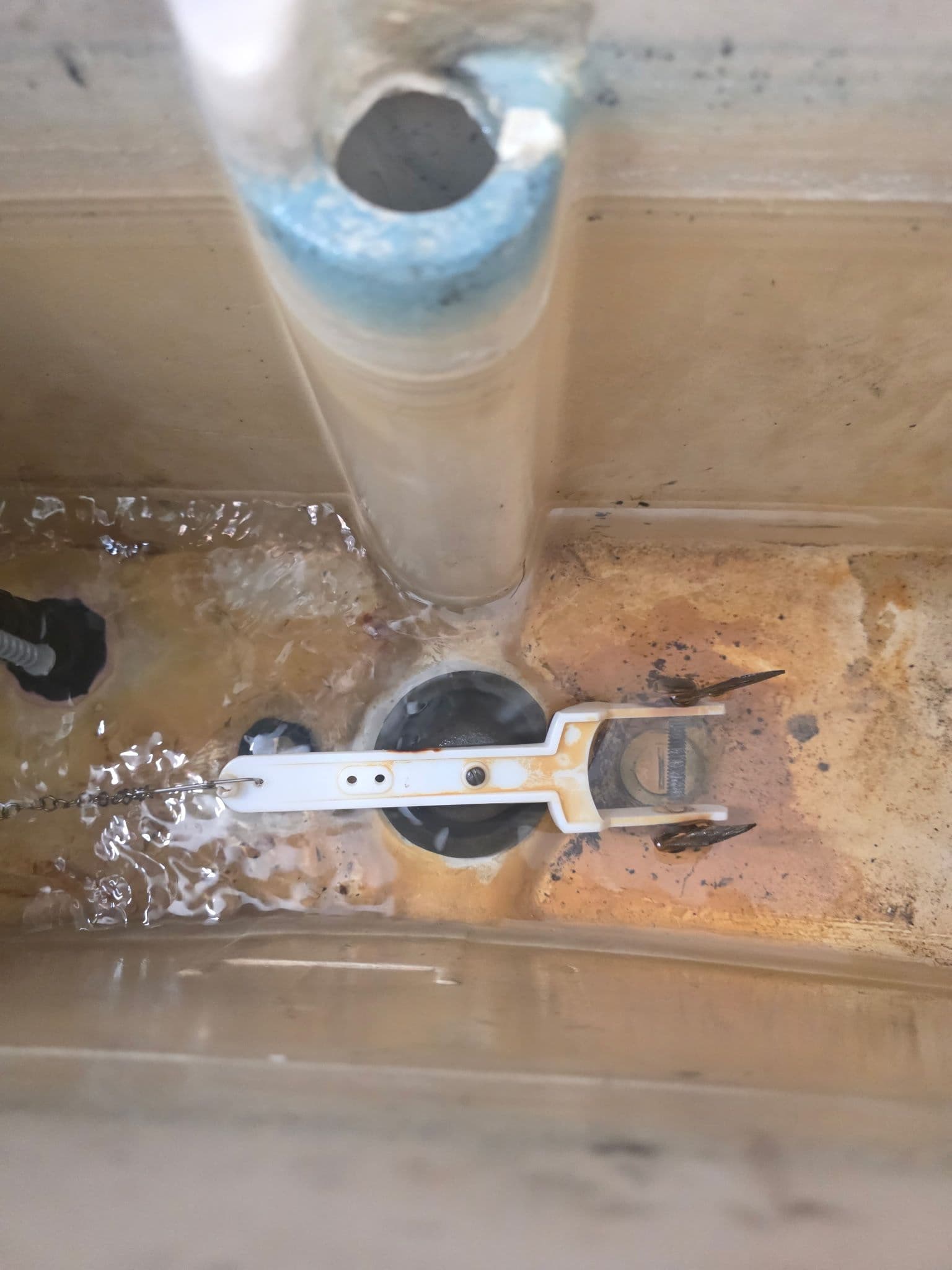 Worn Flush Assembly Repaired and Back to Working Order image