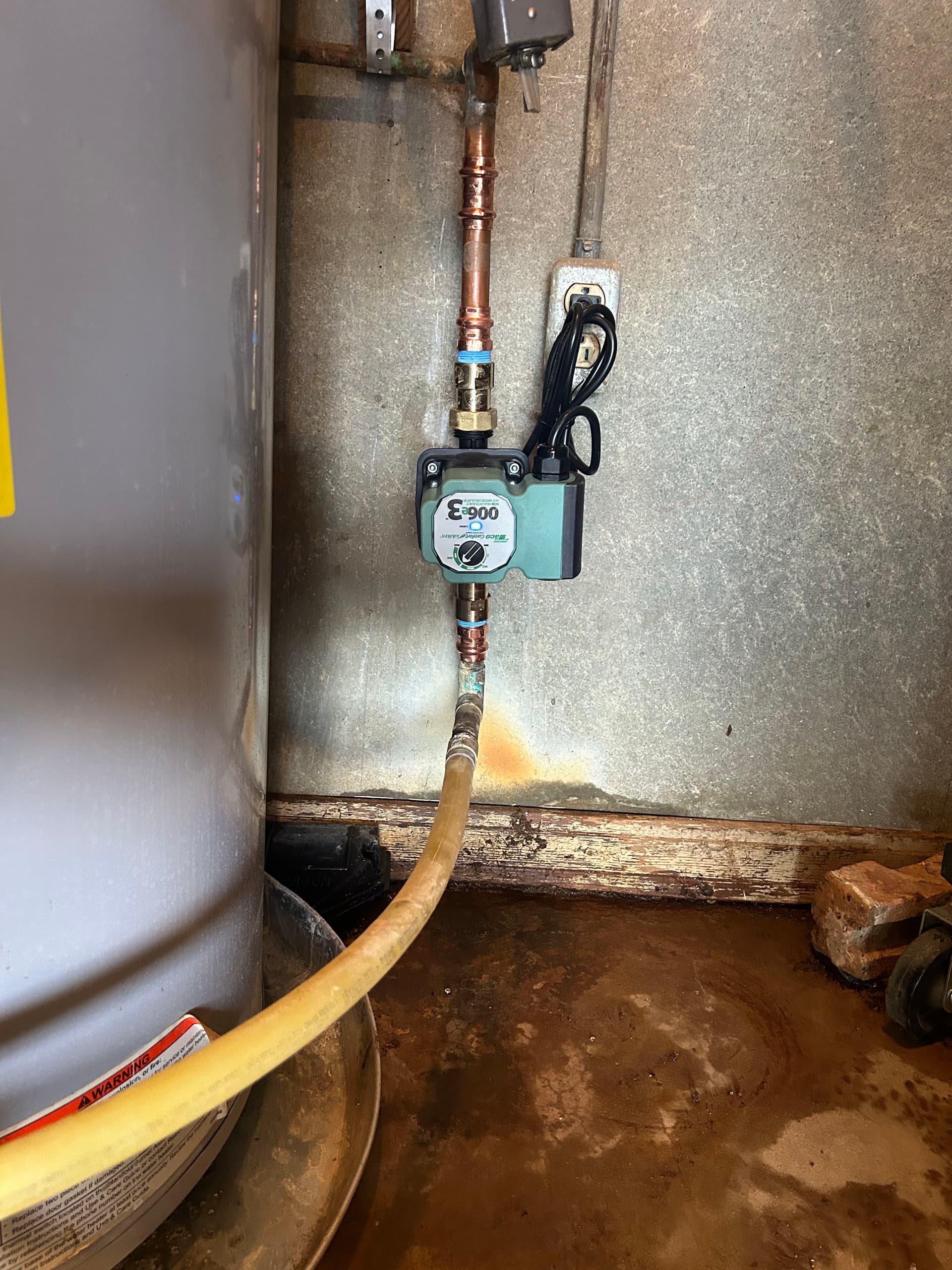 Gallery photos for Hot Water Recirculating Pump Replacement in Lubbock's Rush Neighborhood: Image #1