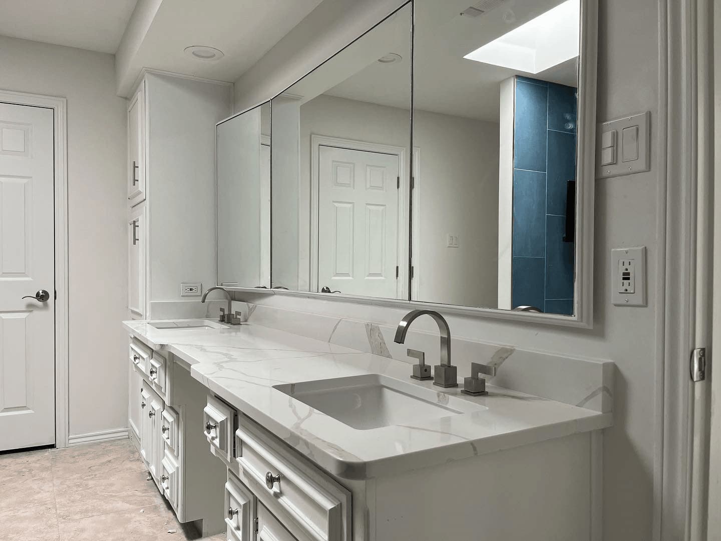 Modern Bathroom Vanity Installation