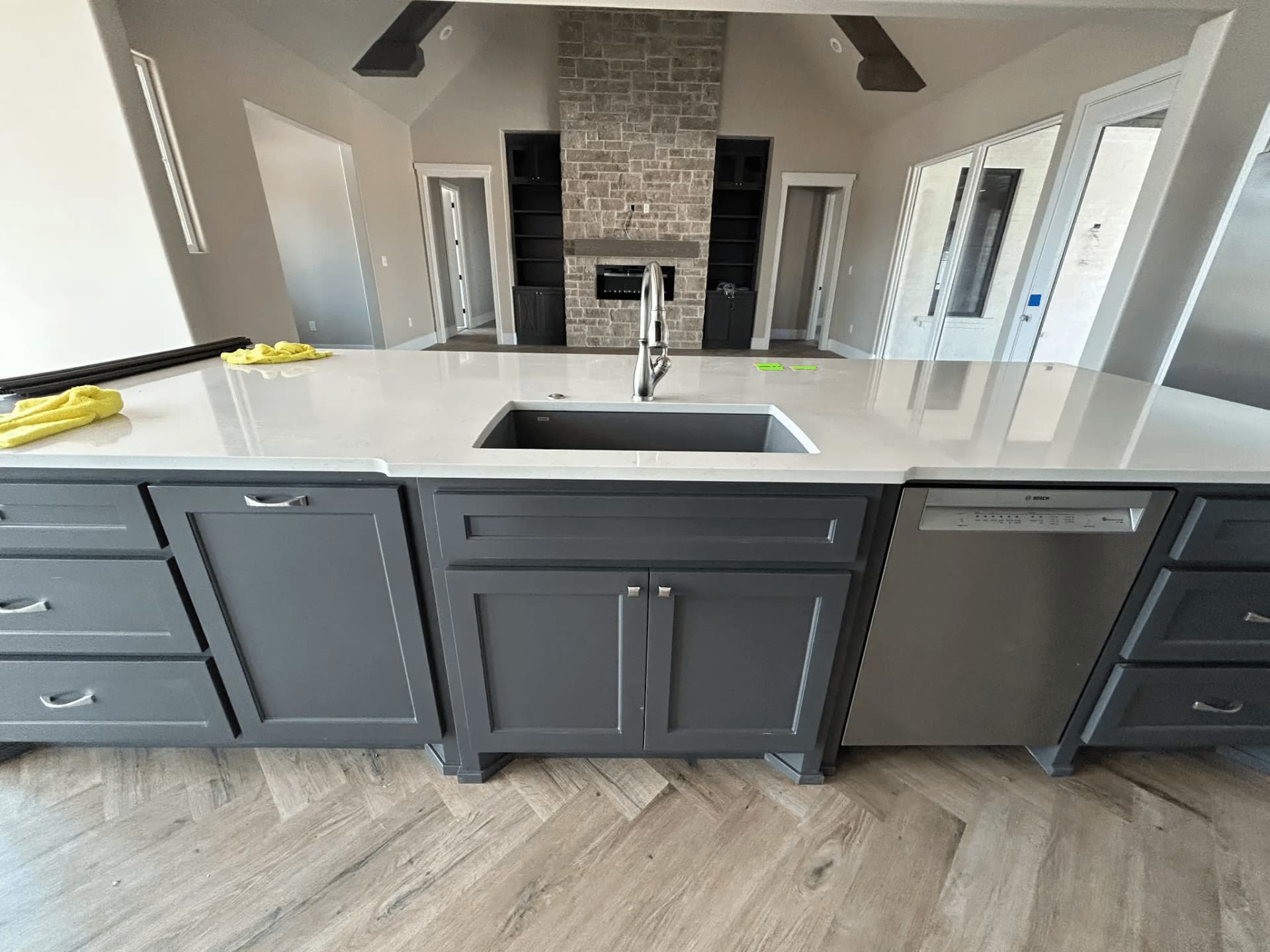 Kitchen Island Sink Installation